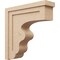 Ekena Millwork 7"W x 28"D x 28"H Thin Highland Rough Cedar Woodgrain TimberThane Corbel, Primed Tan CORUR07X28X28HLDRCPR - alternate 1